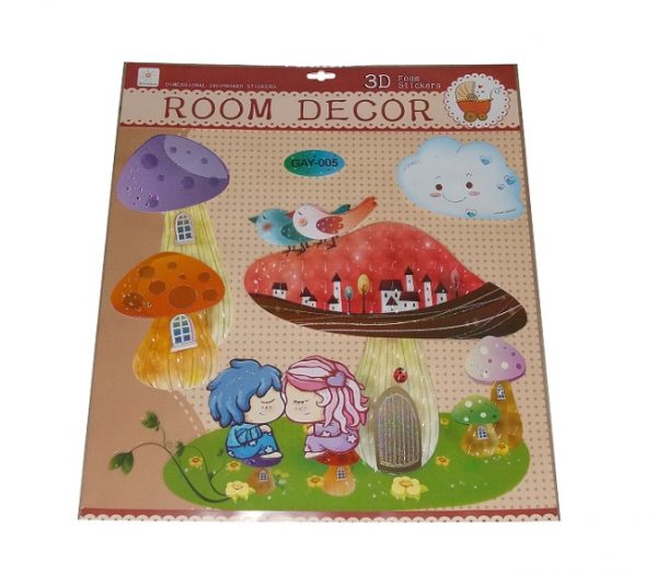 Sticker decorativ 3D pentru camera copii