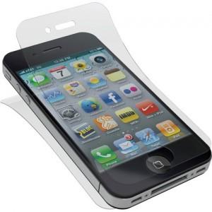Folie protectie ecran + spate iPhone 4G