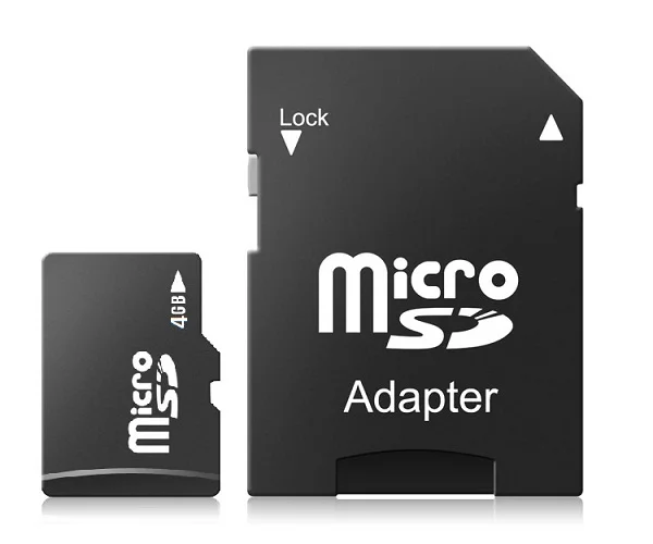 Card microSD 4 Gb + adaptor SD